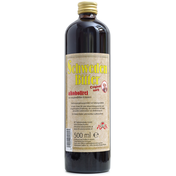Originál Švédske kvapky bez alkoholu 500 ml MT Naturprodukte