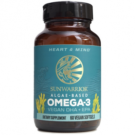 Vegan Omega 3 kapsule Sunwarrior - DHA EPA - najlepšie omega 3