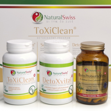 ToxiClean detoxikácia organizmu Natural Swiss -  detoxikácia pečene a krvi