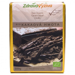 Bio Kakaová hmota Criollo RAW 500g Zdravovýživa - 100% horká čokoláda
