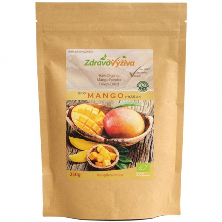 Bio Mangový prášok RAW 250g Zdravovýživa - sušené mrazom