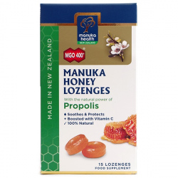 Cukríky Manuka MGO 400+ s propolisom 65g Manuka Health New Zealand